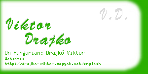 viktor drajko business card